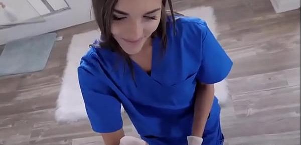  Hot Brunette Nurse Stepsister Fucked Hard In Her Ass